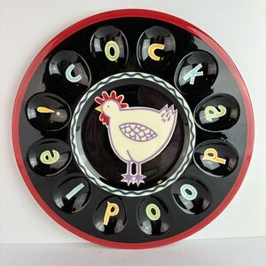 Becky Denny Cockadoodle Plate